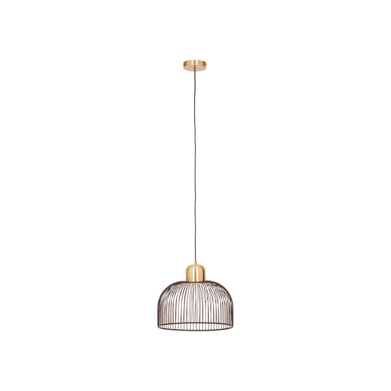 Lenno Black And Antique Brass Pendant Light