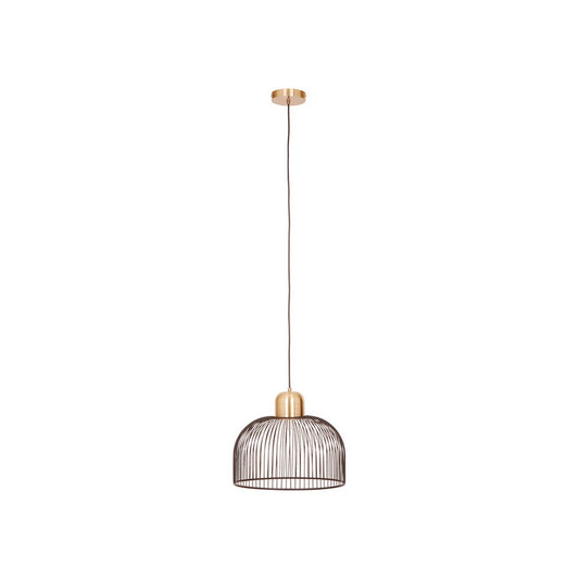 Lenno Black And Antique Brass Pendant Light