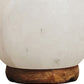 Nepal Himalayan Round White Natural Salt Lamp