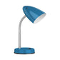 Blue Metal Desk Lamp with EU Plug