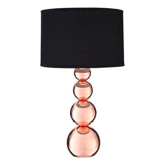 Table lamp for modern home decor and ambient lighting.