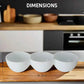 3 Section Snack Dish