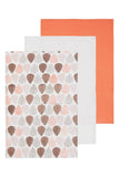 Orange Leaf Tea Towels - Set Of 3 - Premier Home