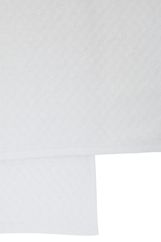 Doro Set Of 3 White Terry Tea Towels