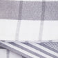 Doro Set Of Three Grey And White Tea Towels