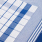 Doro Set Of Three Blue And White Tea Towels