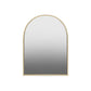 Trento Gold Finish Arched Wall Mirror - Premier Home