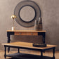 Batu Set of 2 Black Rattan Trays