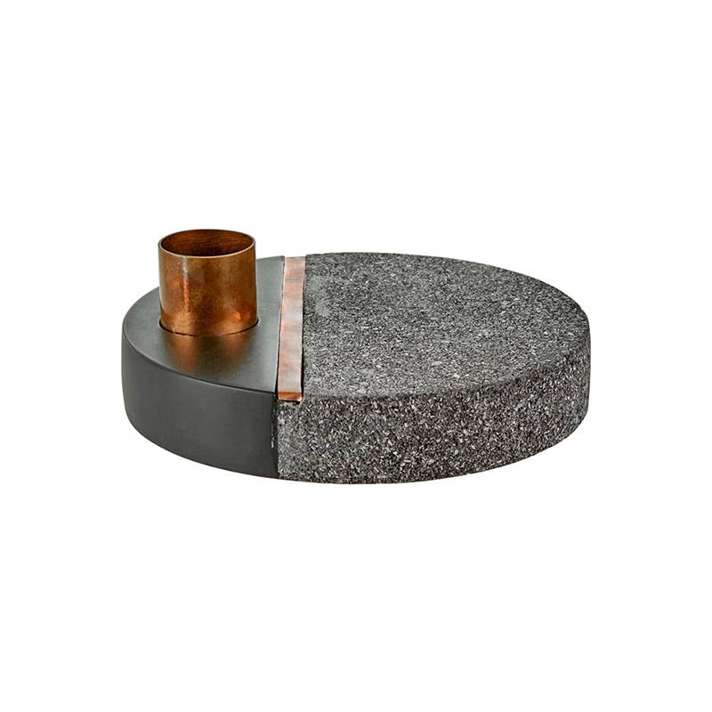 Pedra Lava Stone Candle Holder