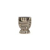 Barren Earthenware White And Black Planter - Premier Home
