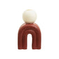 Utica Candle Holder With Red Base