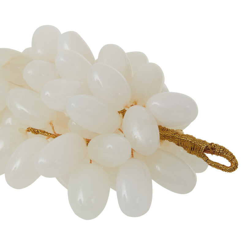 Oleena White Onyx Decorative Grapes