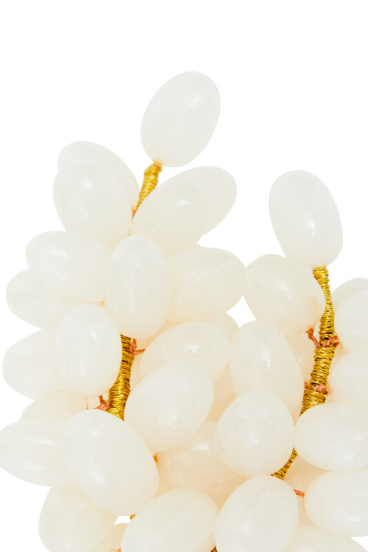 Oleena White Onyx Decorative Grapes