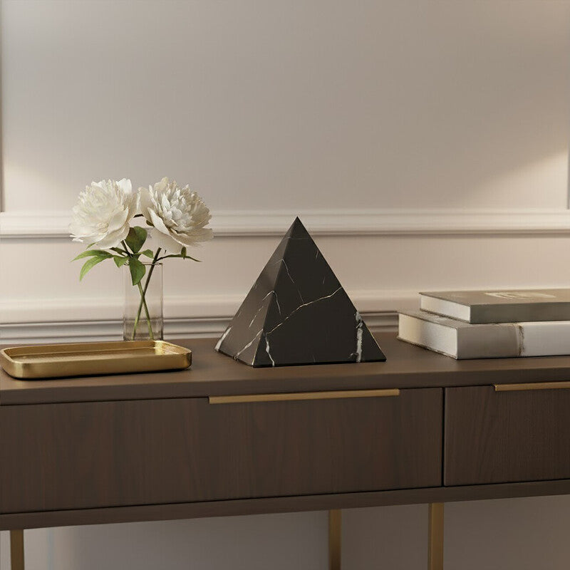 Salmo Marble Pyramid Ornament