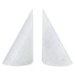 Salmo Set Of Two White Marble Bookends - Premier Home