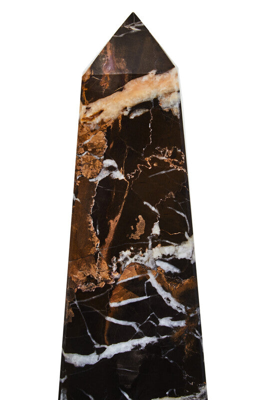 Salmo Large Black Marble Obelisk