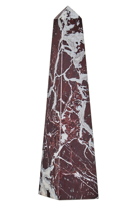 Salmo Large Red Marble Obelisk