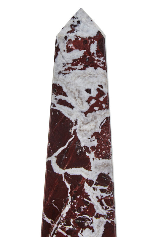 Salmo Large Red Marble Obelisk