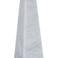 Salmo Small White Marble Obelisk