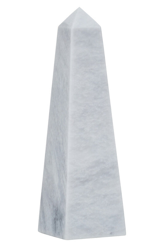 Salmo Small White Marble Obelisk