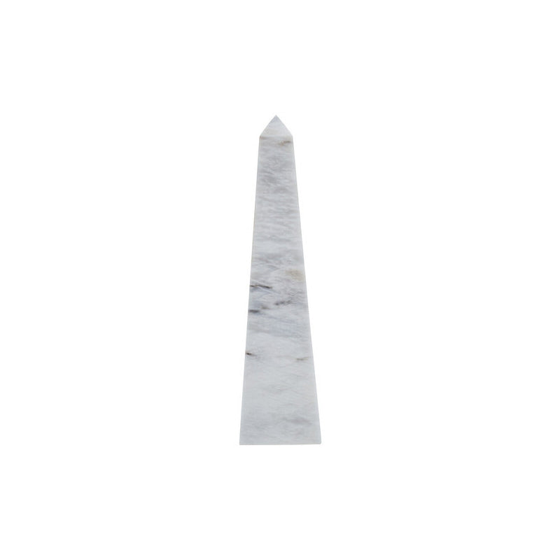 Salmo Large White Marble Obelisk