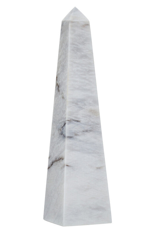 Salmo Large White Marble Obelisk