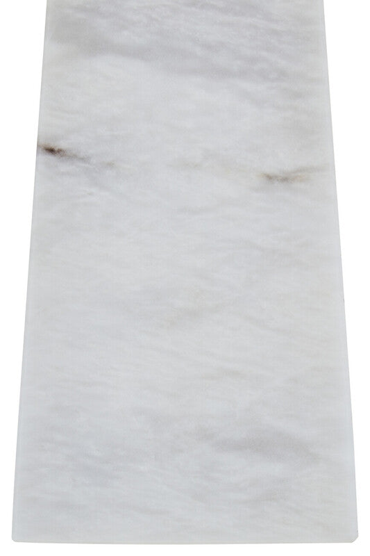 Salmo Large White Marble Obelisk