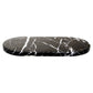 Salmo Oval Black Marble Serving Board - Premier Home