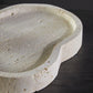 Tibor Travertine Irregular Tray