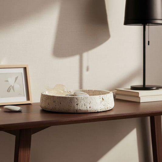 Tibor Travertine Bowl