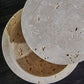 Tibor Travertine Round Trinket Box