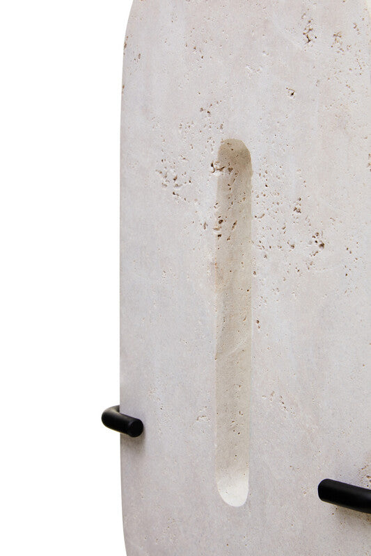 Tibor Travertine Large Sculpture