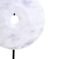 Zoro Large Round Dia 30cm White Marble Disc Sculpture