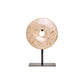 Zoro Small Natural Speckled Marble Round Dia 20cm Disc Sculpture
