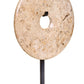 Zoro Small Natural Speckled Marble Round Dia 20cm Disc Sculpture