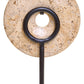 Zoro Small Natural Speckled Marble Round Dia 20cm Disc Sculpture