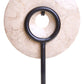 Zoro Extra Small Cream Marble Round Dia 15cm Disc Sculpture
