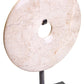Zoro Extra Small Cream Marble Round Dia 15cm Disc Sculpture
