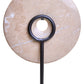 Zoro Small Cream Marble Round Dia 20cm Disc Sculpture
