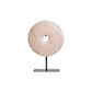 Zoro Medium Cream Marble Round Dia 25cm Disc Sculpture