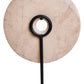 Zoro Medium Cream Marble Round Dia 25cm Disc Sculpture
