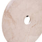 Zoro Medium Cream Marble Round Dia 25cm Disc Sculpture