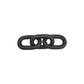 Cato Black Wood 3 Link Chain Sculpture