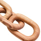 Cato Natural Wood 3 Link Chain Sculpture