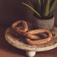 Cato Natural Wood 3 Link Chain Sculpture