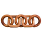 Cato 5 Link Brown Wood Chain Sculpture - Premier Home
