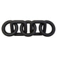 Cato 5 Link Black Wood Chain Sculpture