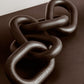 Cato 5 Link Black Wood Chain Sculpture