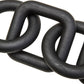 Cato 5 Link Black Wood Chain Sculpture
