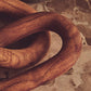 Cato Brown Wood 2 Link Chain Sculpture